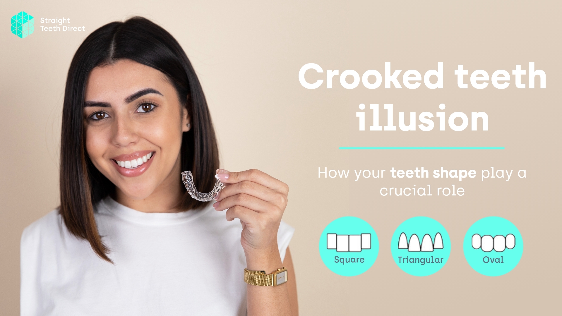teeth shape and the crooked teeth illusion