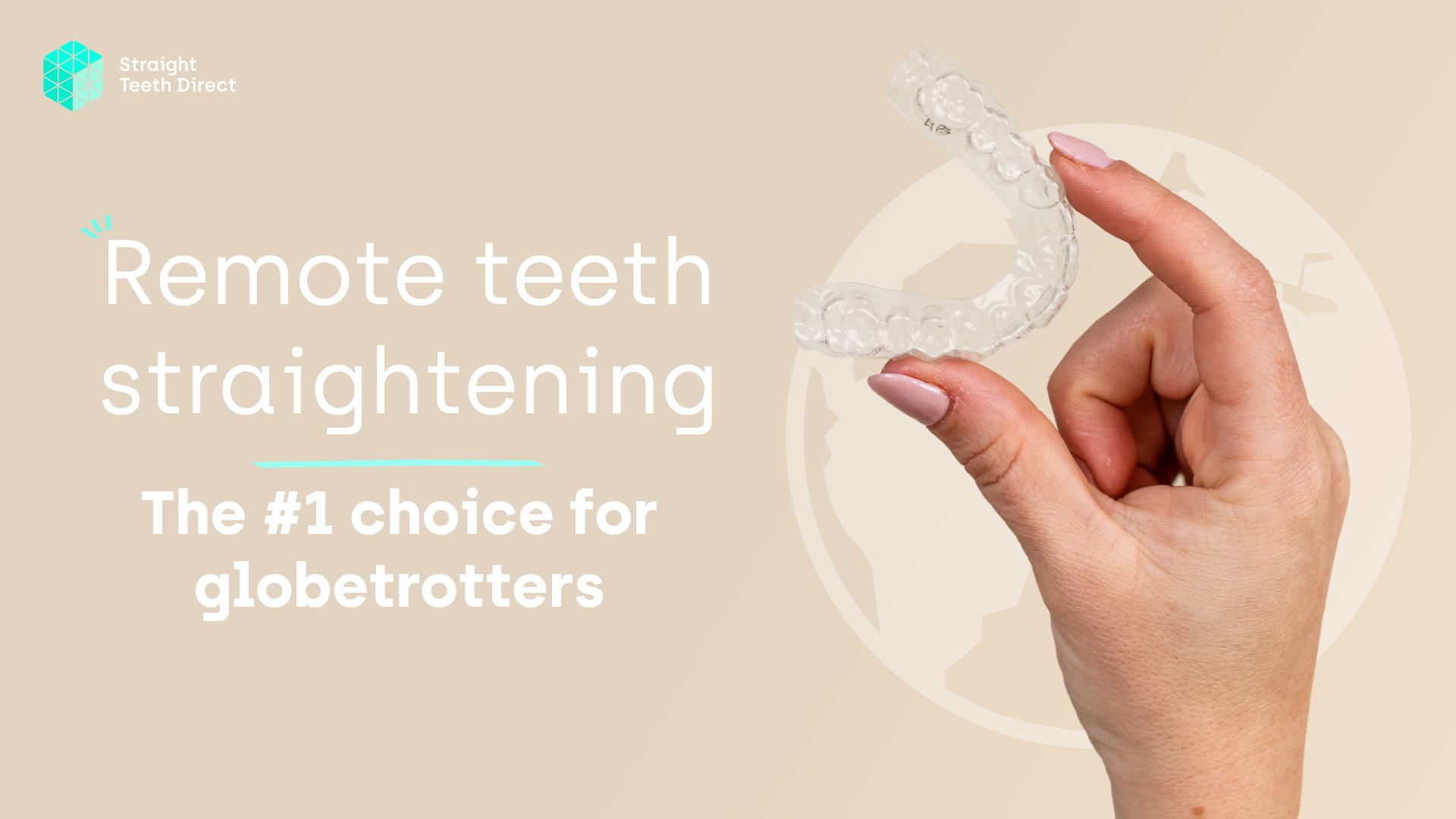 Remote teeth straightening for globetrotters