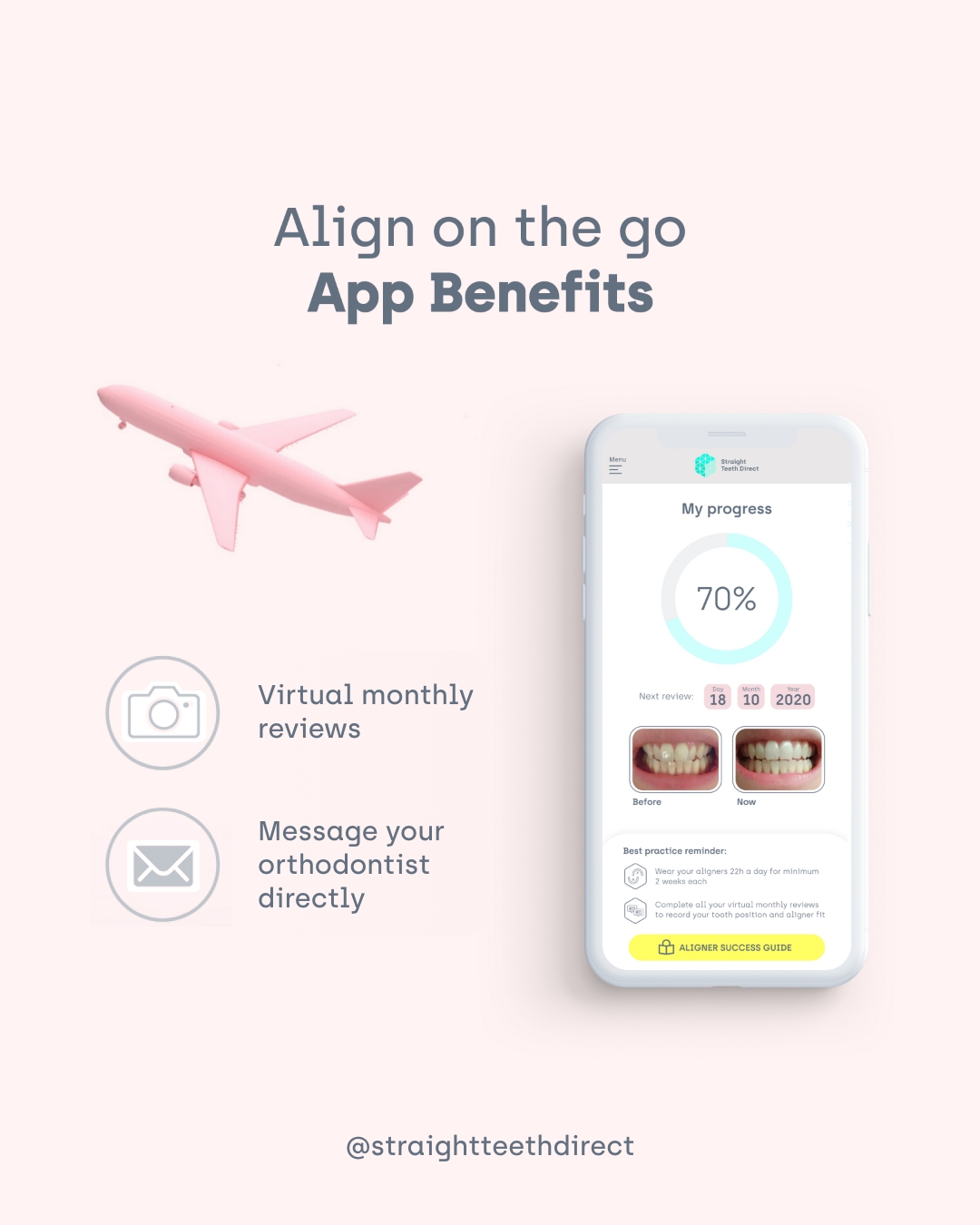 Teeth straightening app benefits