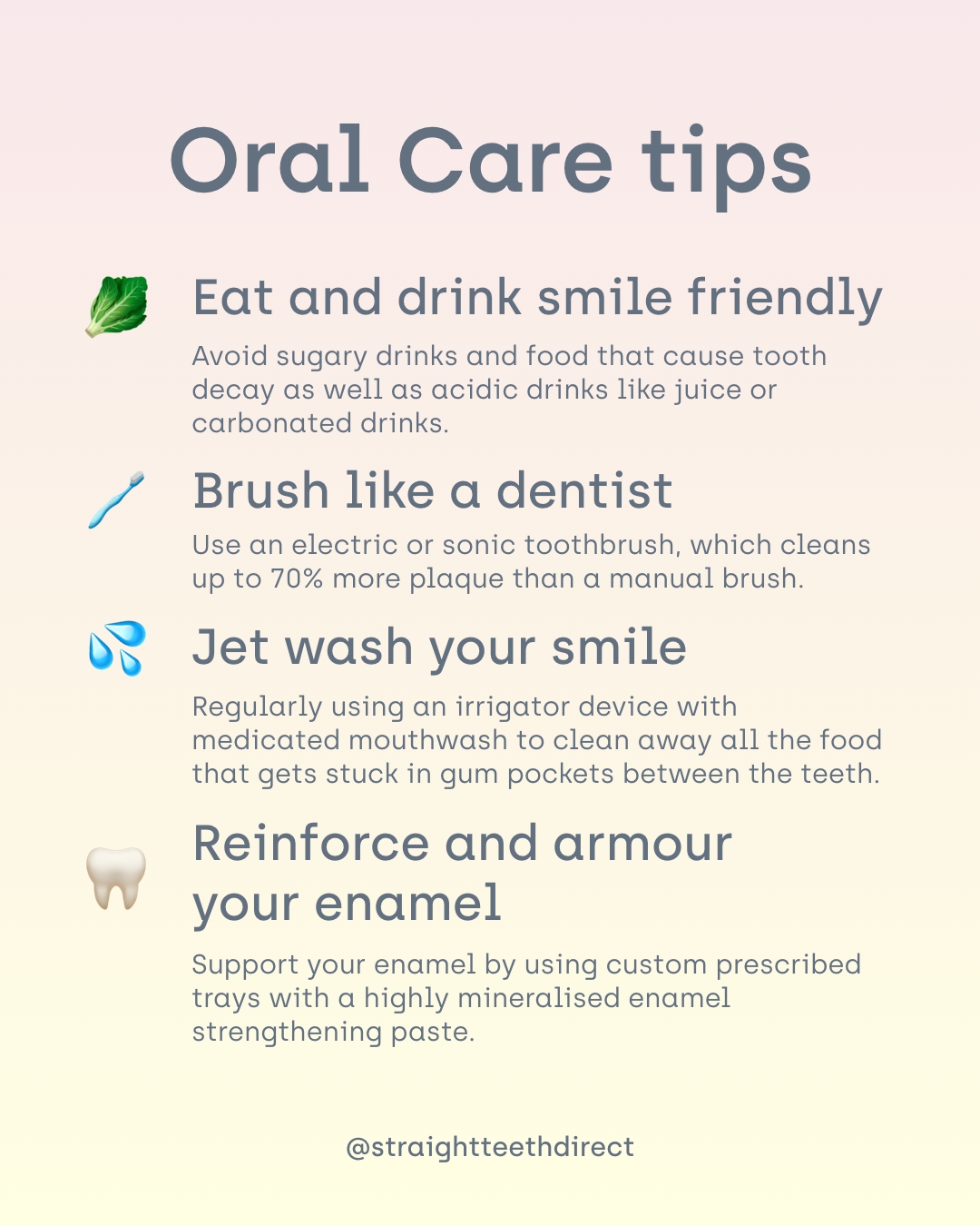 Oral Care Tips