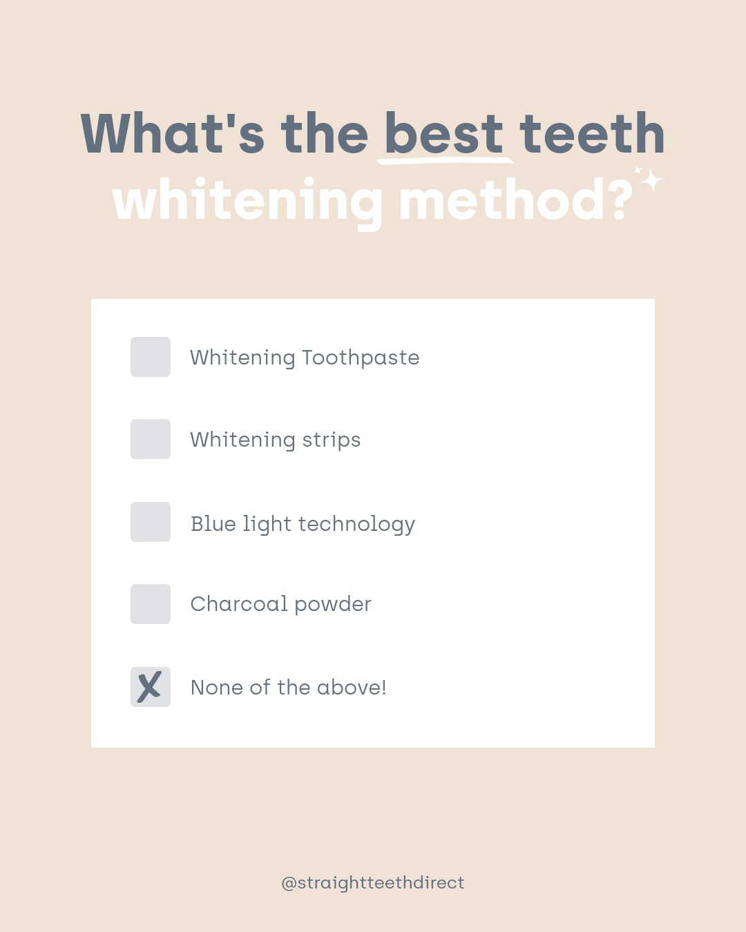 what is the best teeth whitening method