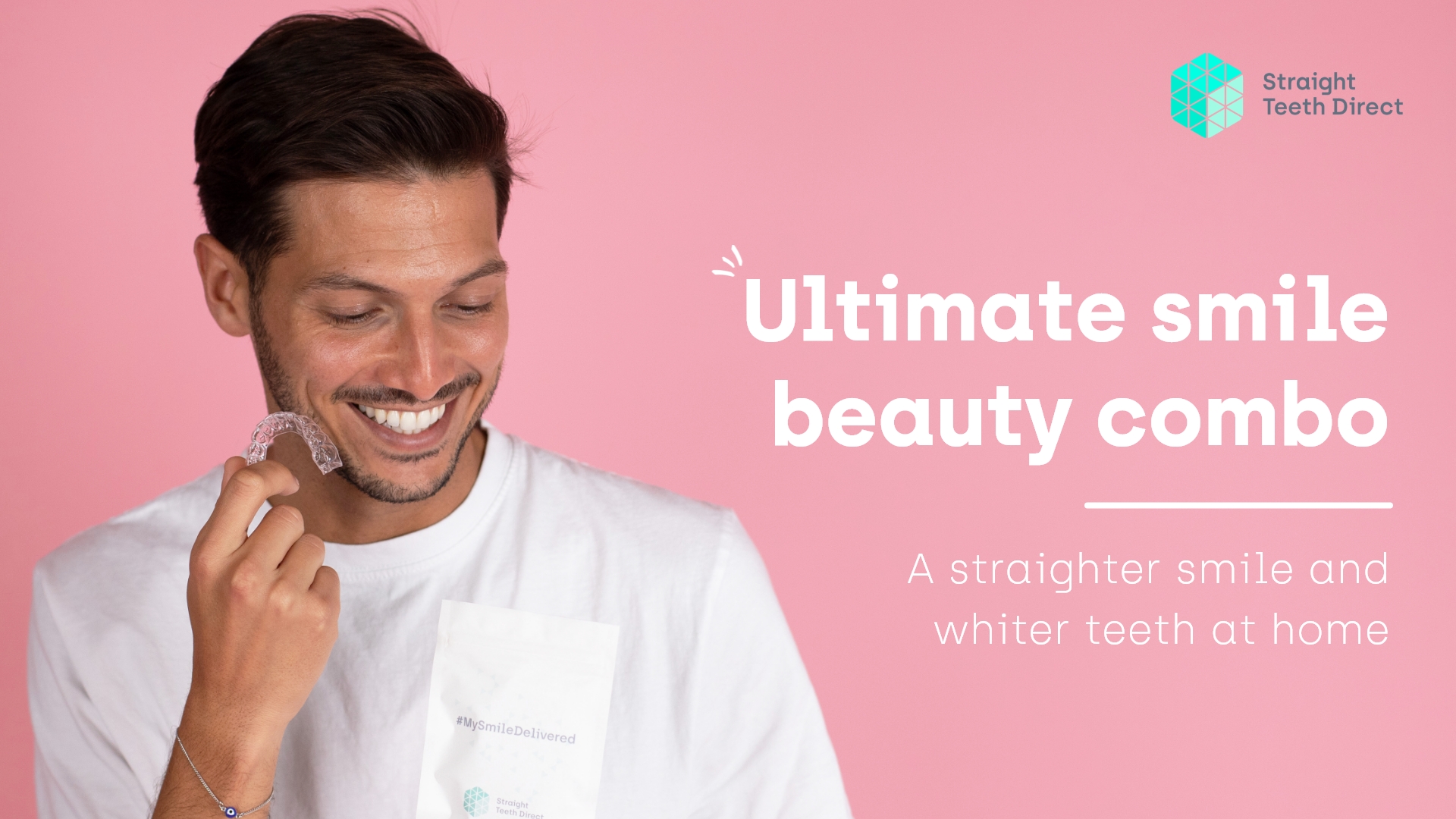 Get a straighter smile and whiter teeth at home