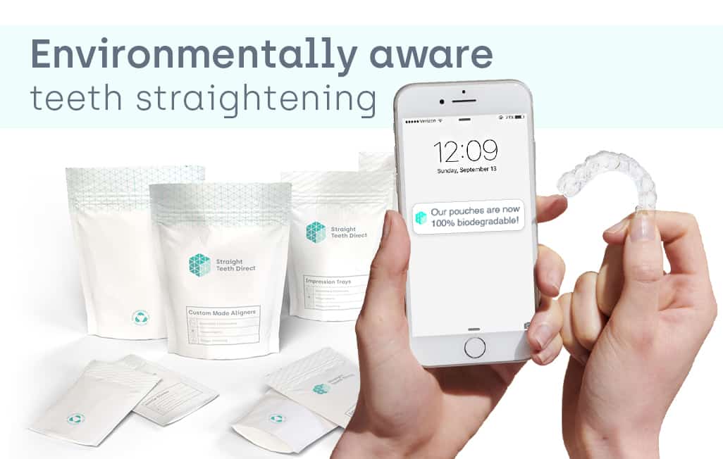 Environmentally aware teeth straightening