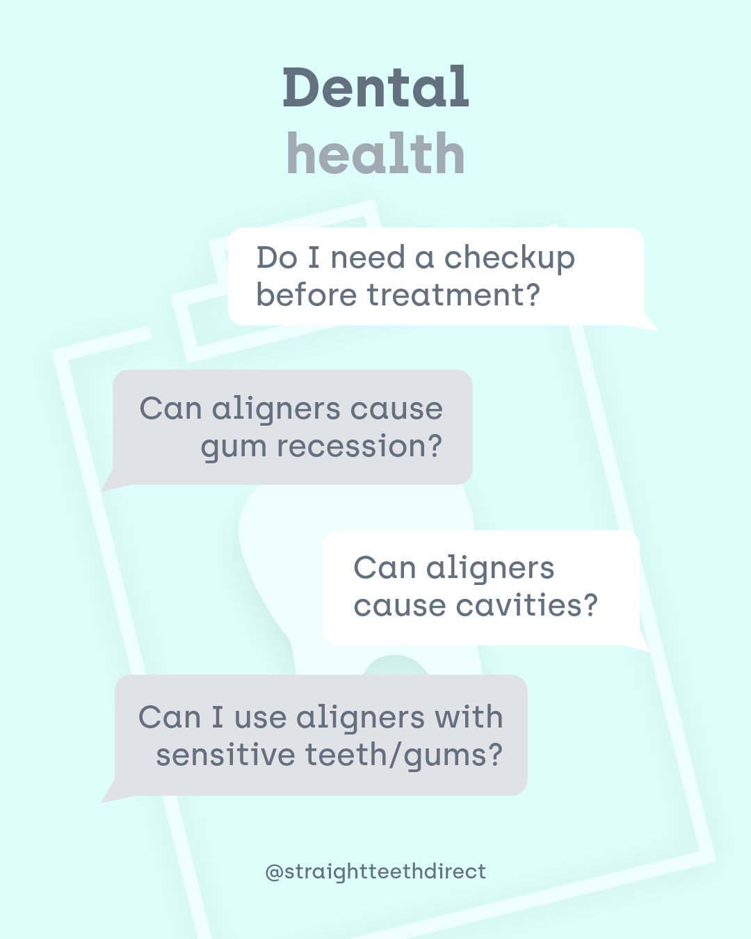 Teeth aligners and dental health questions
